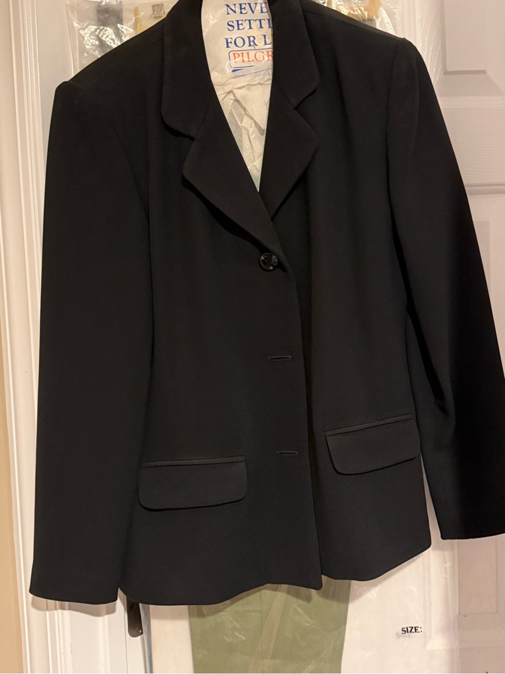 Talbots Black Women's Blazer Jacket